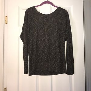 Long-sleeve Brown Top