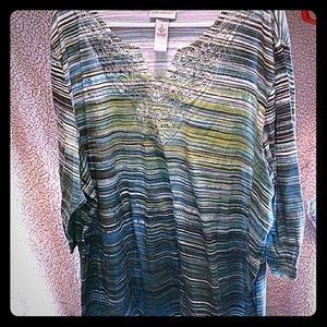 Catherine's 3/4 Sleeve Top