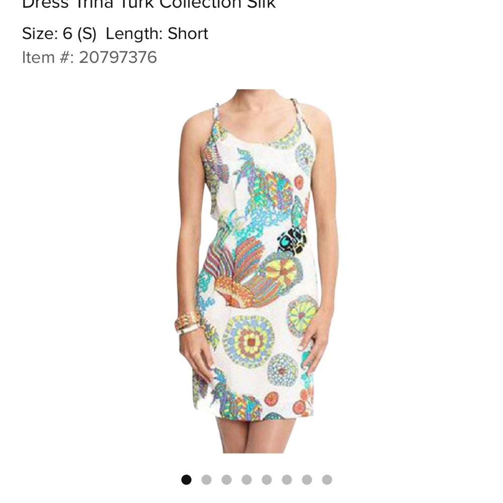 Banana Republic Trina Turk silky wrap style dress