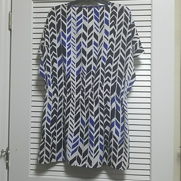Blue patterned tunic - Picture 8 of 8