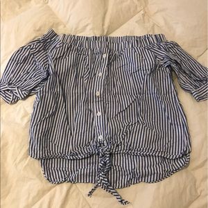 Off the shoulder shirt