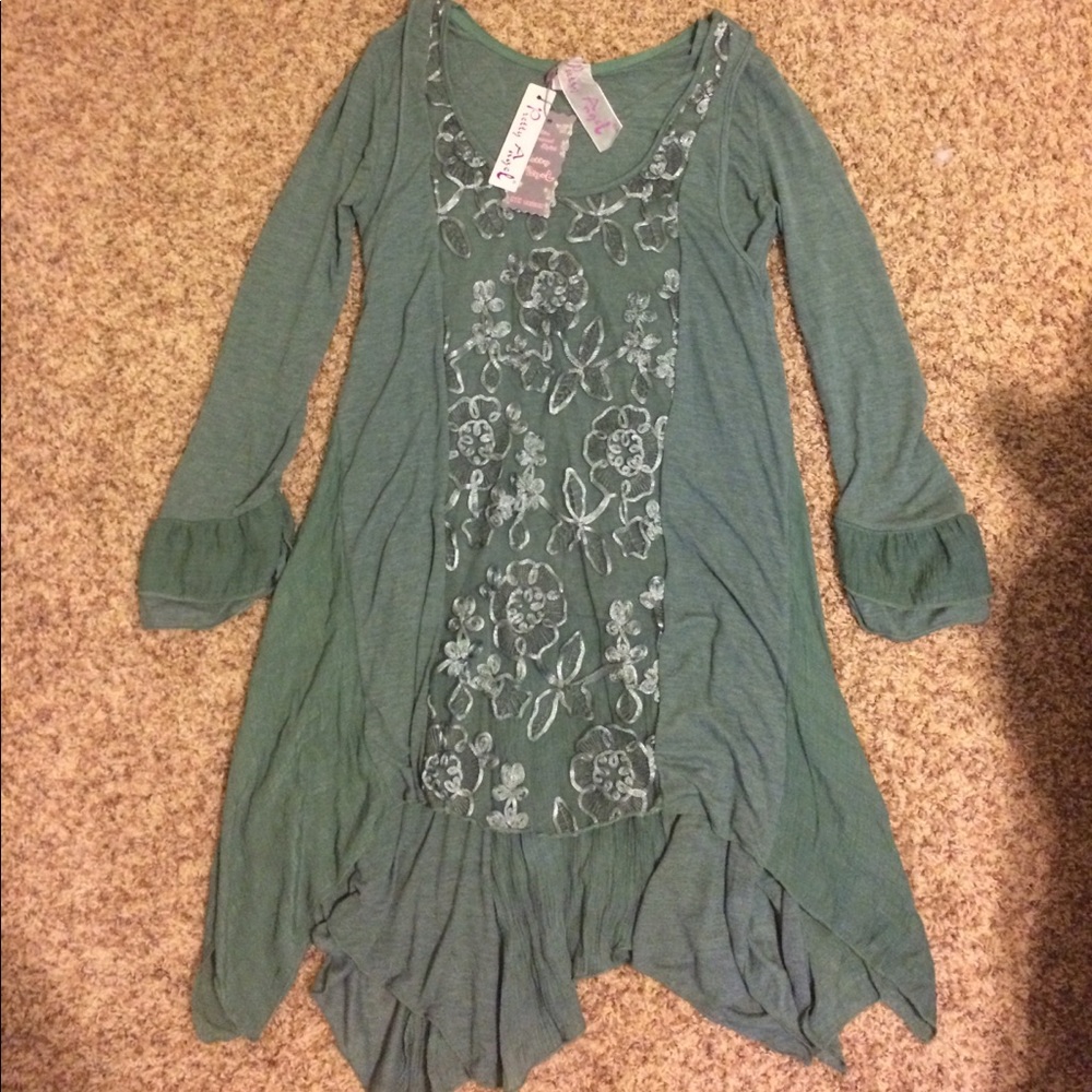 Gorgeous Emerald/Forest Green Dress - Large - NWT