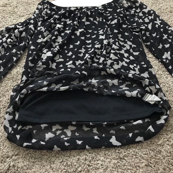Lauren Conrad Butterfly Patterned Blouse - Picture 3 of 3