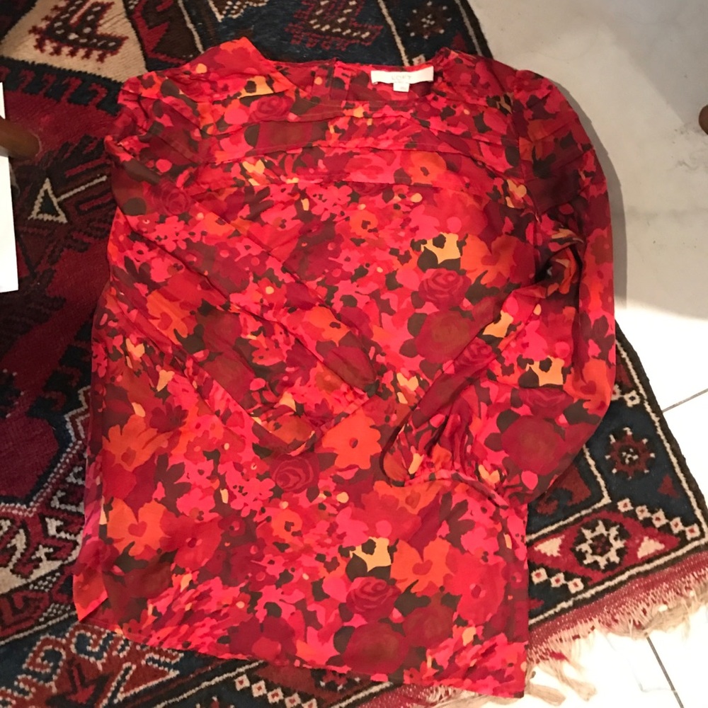 Ann Taylor LOFT Floral Top
