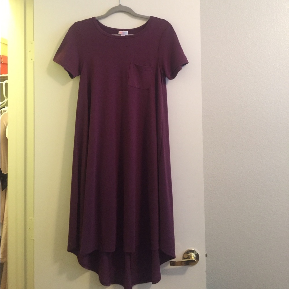 LulaRoe Plum Dress XXS