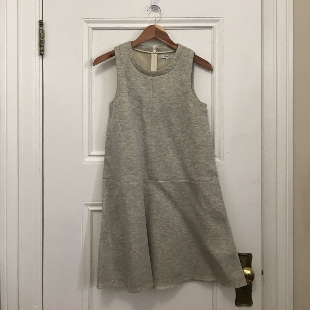 Madewell Sweatshirt Dress // Heather Grey