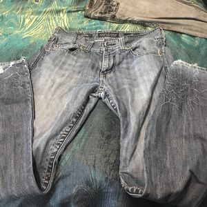 Men's affliction jeans