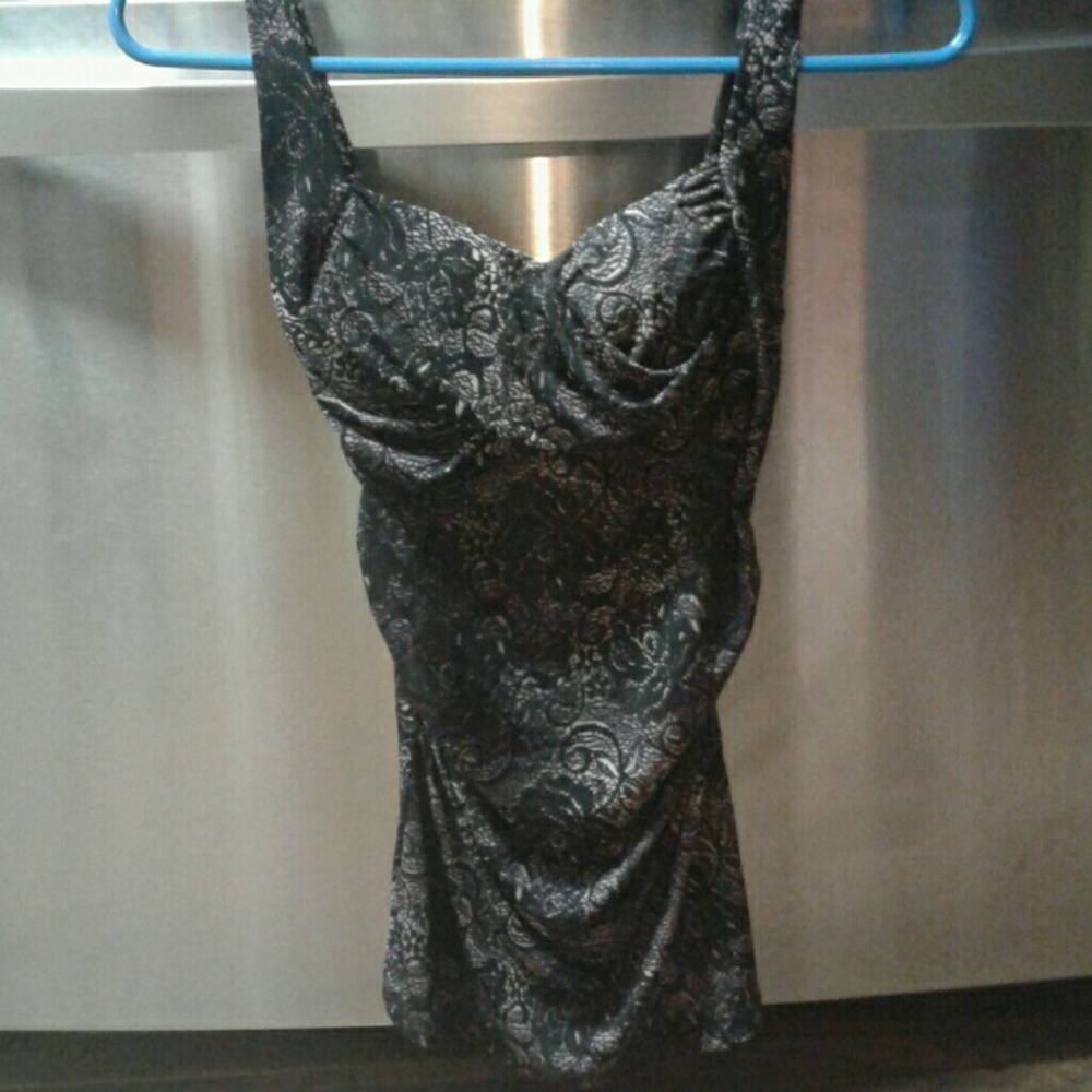 Black&white dressy top