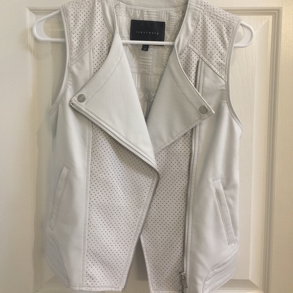 Sanctuary City Vegan leather vest XS