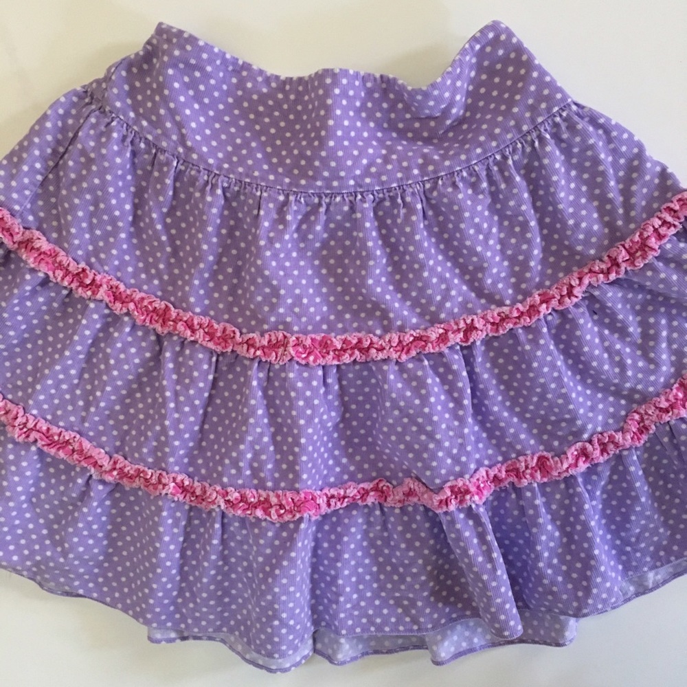 Orient expressed Polkadot Corduroy skirt