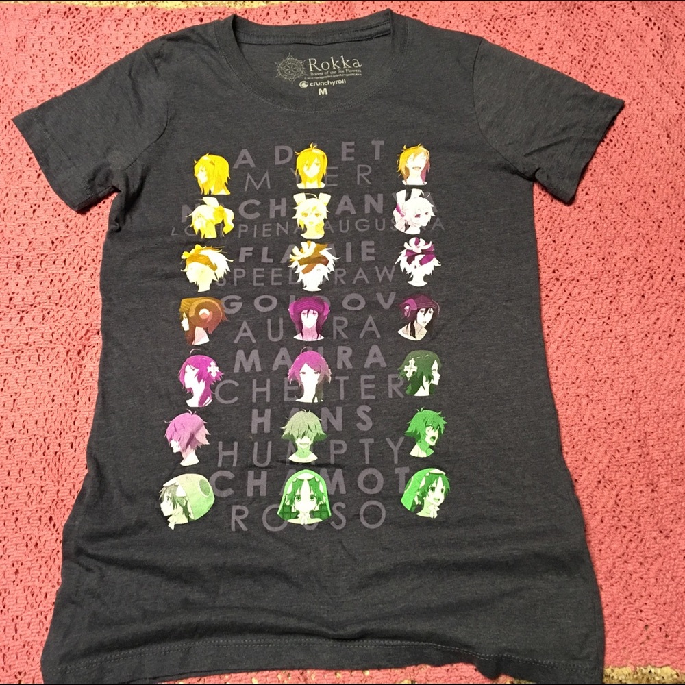 🦋ROKKA anime cotton shirt