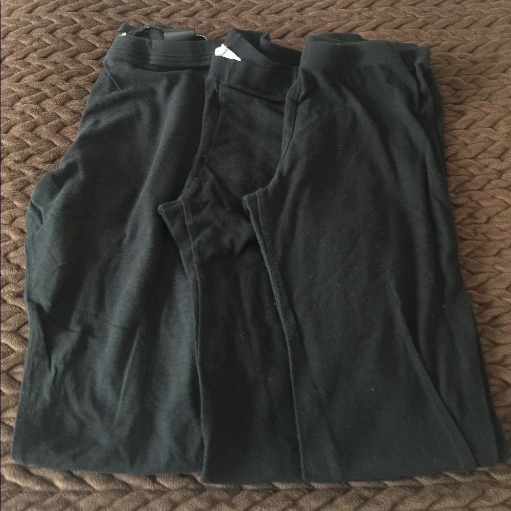 3 Small Black Leggings