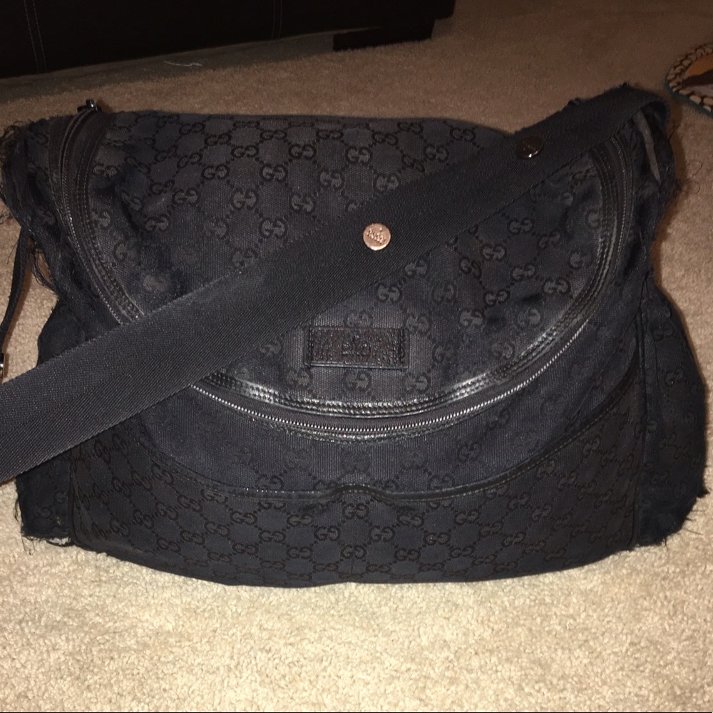 Gucci diaper bag