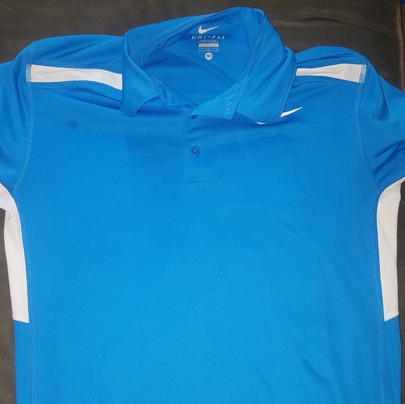 Blue Nike Collared Shirt - Picture 2 of 2