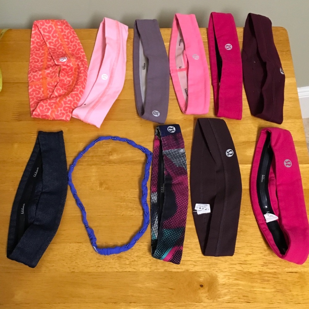 Package of Eleven Vintage Lululemon headbands