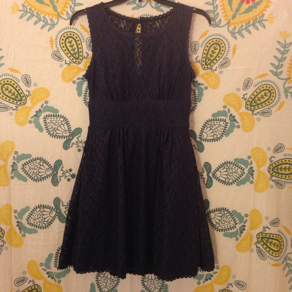 Navy blue formal dress