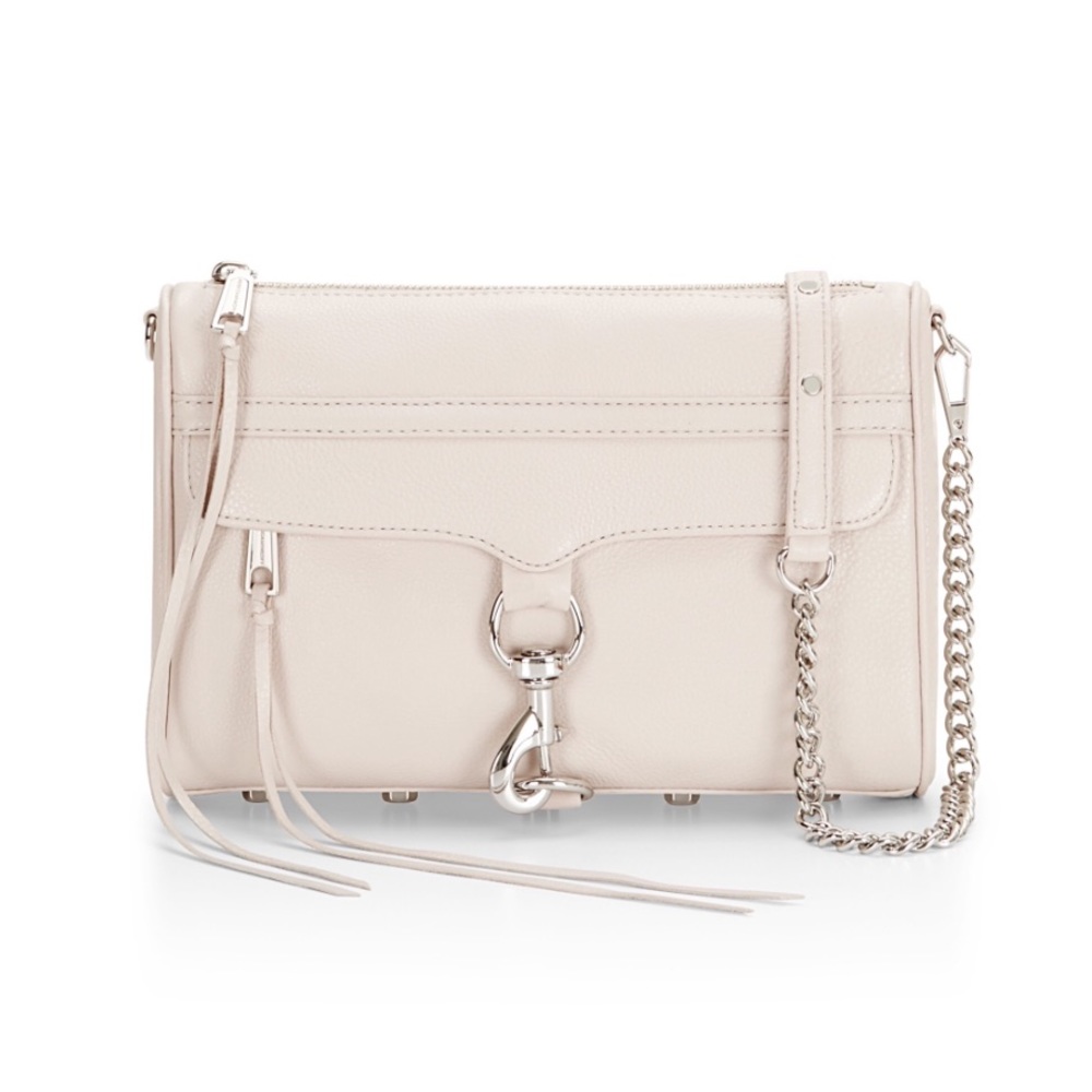 Rebecca minkoff mini mac white crossbody NWT