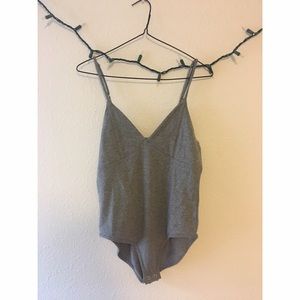 grey body suit