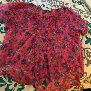 abercrombie floral shirt
