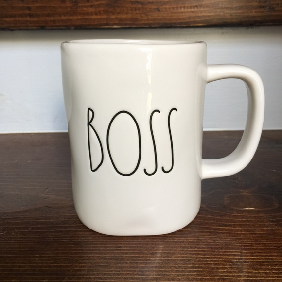 rae dunn boss mug