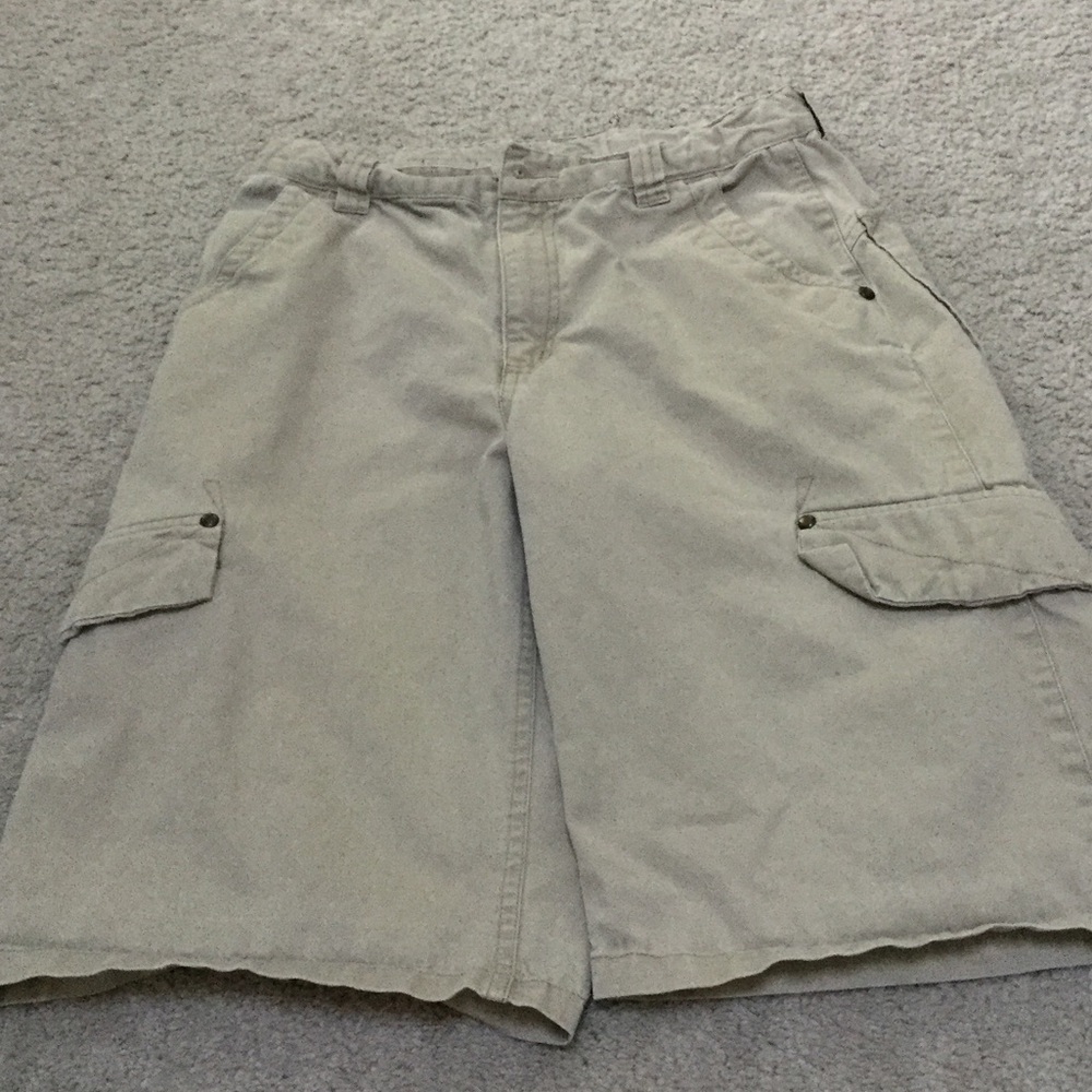 MENS OR BOYS FLAT FRONT SHORTS.