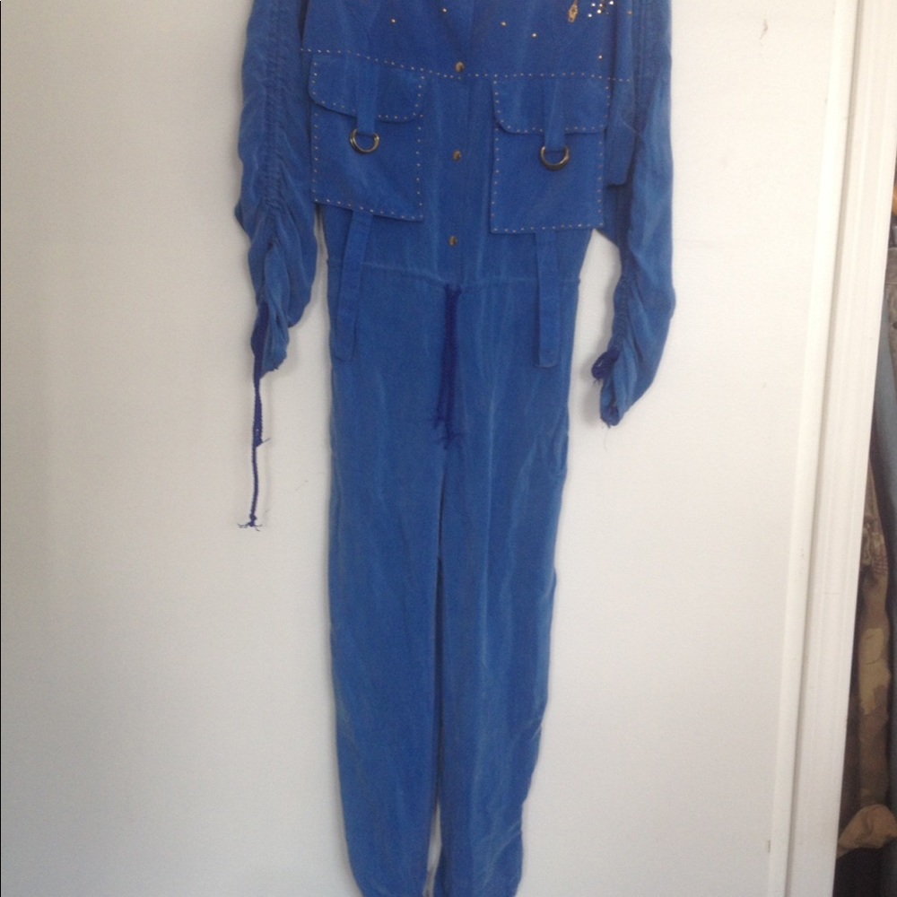 Silk jumpsuit 1980's