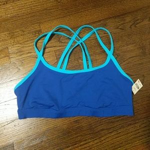Cobalt blue PINK sports bra