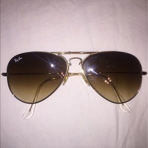 Authentic Ray-Ban Foldable Aviator Sunglasses