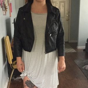 Gypsy Warrior Cherry Bomb Moto Leather Jacket