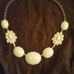 White stone necklace ***Bundle Sale - Buy Two Get
