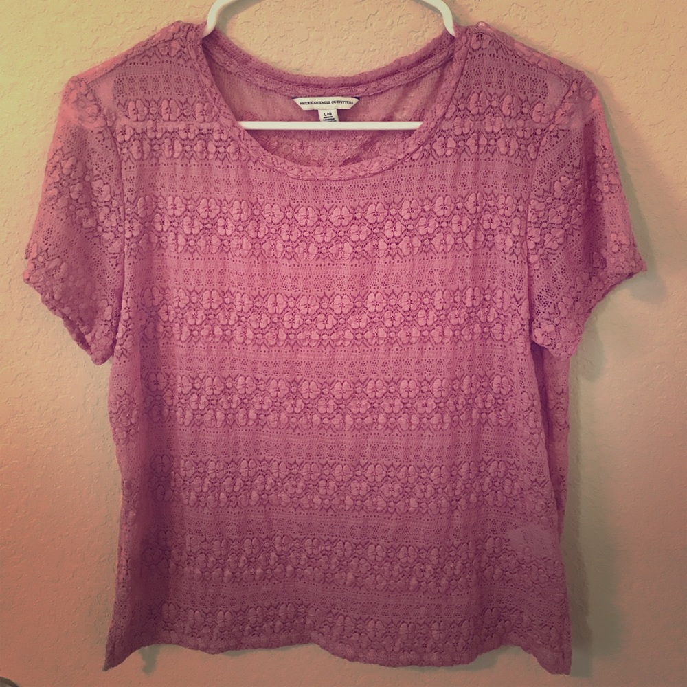 🦅American Eagle Lace Crop
