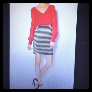 Double zero brand red stripe dress
