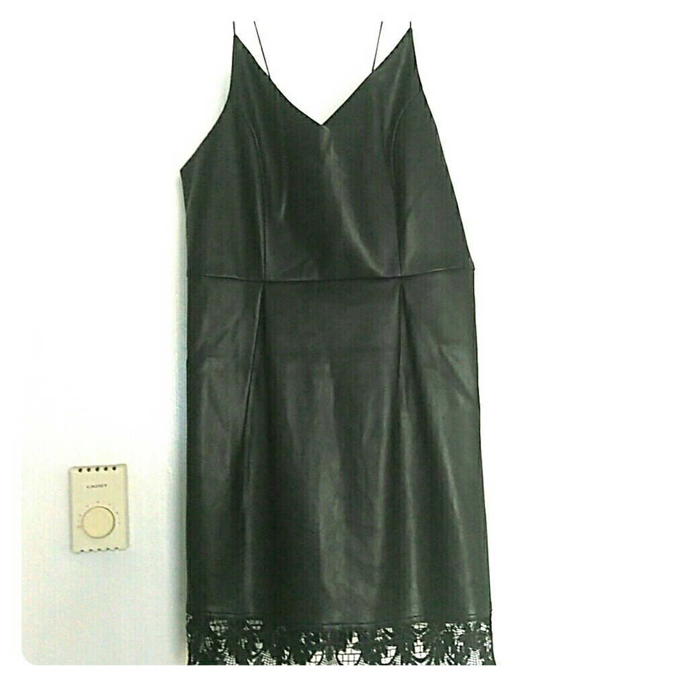 Romeo and Juliet Couture  Faux Leather Dress