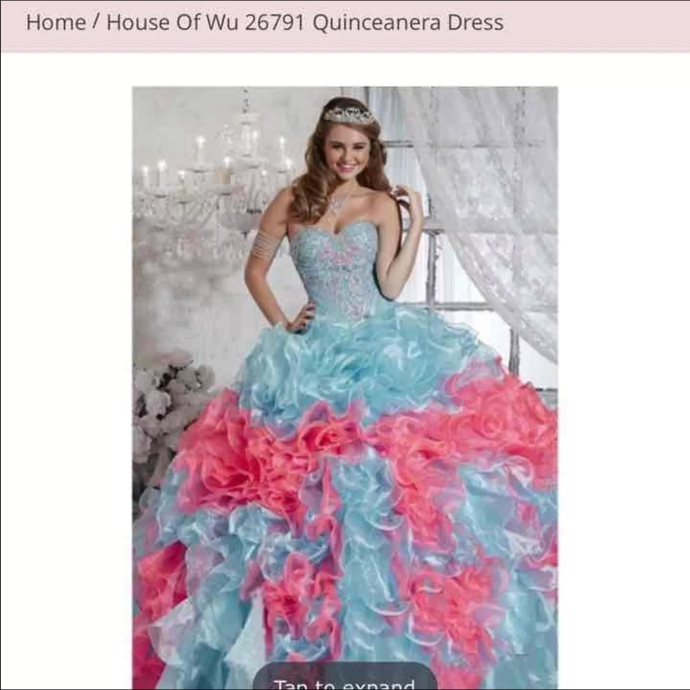 House Of Wu 26791 Quinceanera Dress size 8