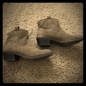 Suede Ankle Booties