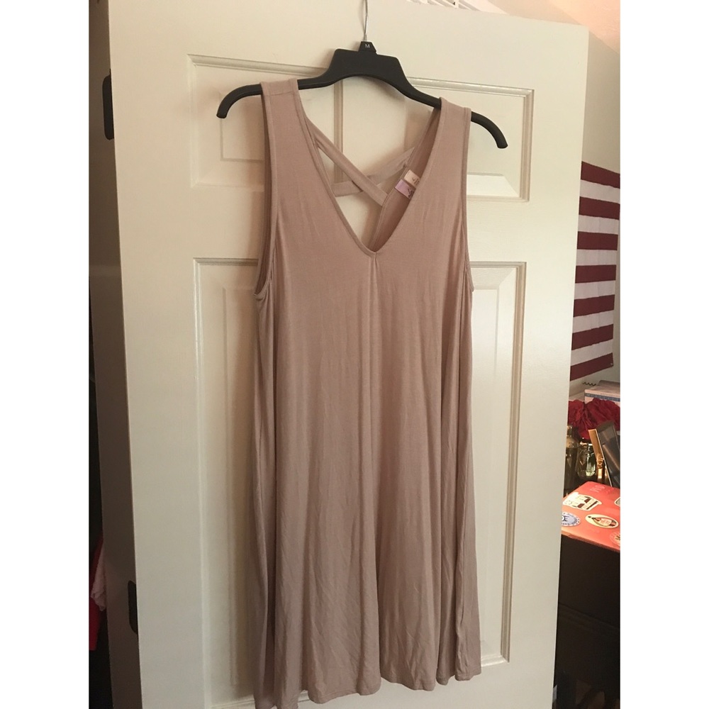 Nude T Shirt Dress