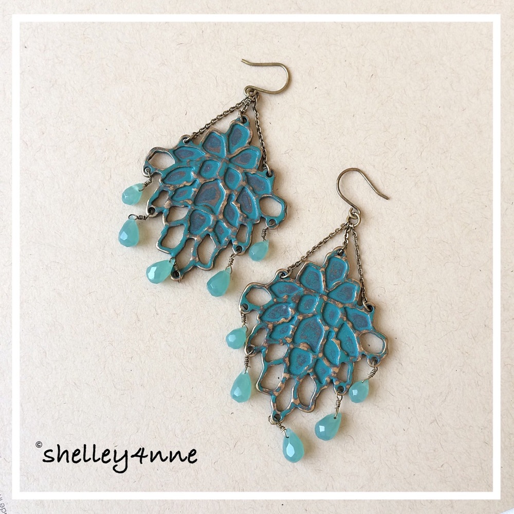 Patina Chandelier Earrings