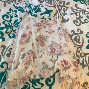 abercrombie and fitch floral tank top