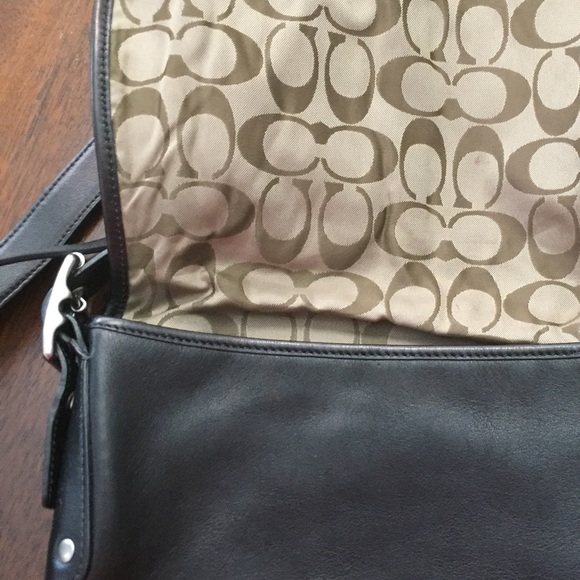 Authentic Coach saddle bag/ black - Picture 2 of 8