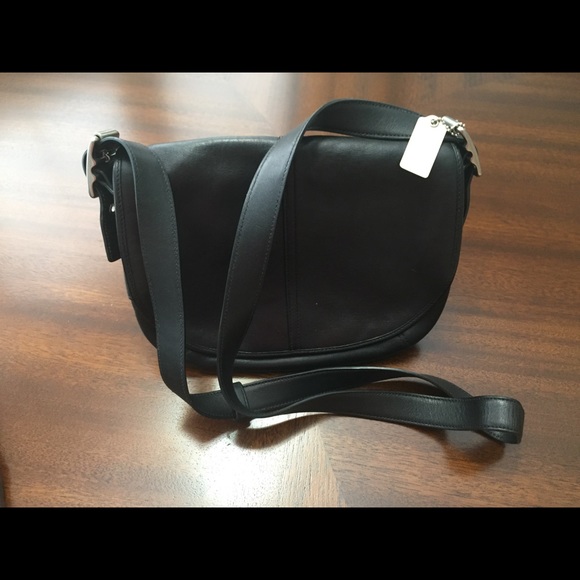 Authentic Coach saddle bag/ black - Picture 7 of 8
