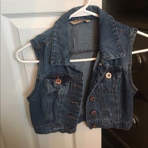 Denim vest