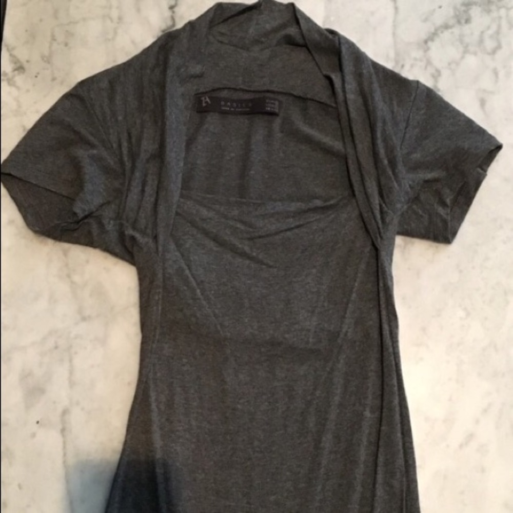 Zara Grey Top