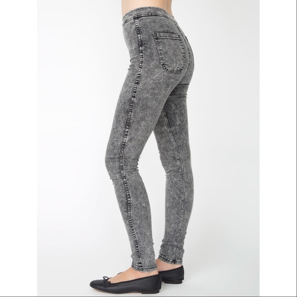 American Apparel Denim - American Apparel Easy High Waisted Rise Acid Jeans