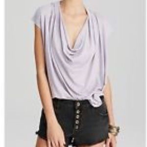 Free people drape town in lilac - NWT