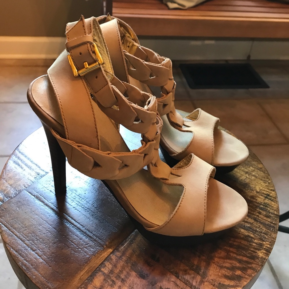 Tan Leather Sandals by Bakers