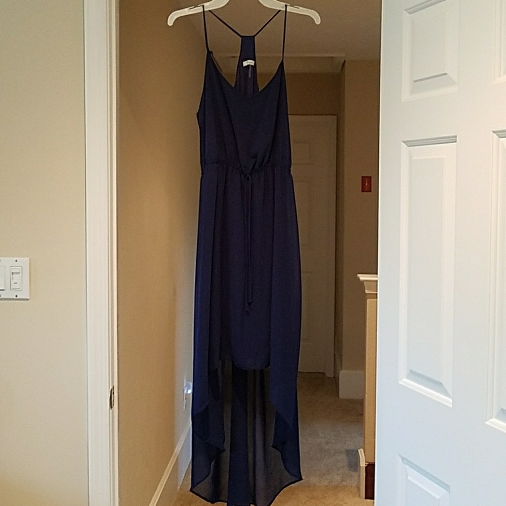 Freebird blue dress high low
