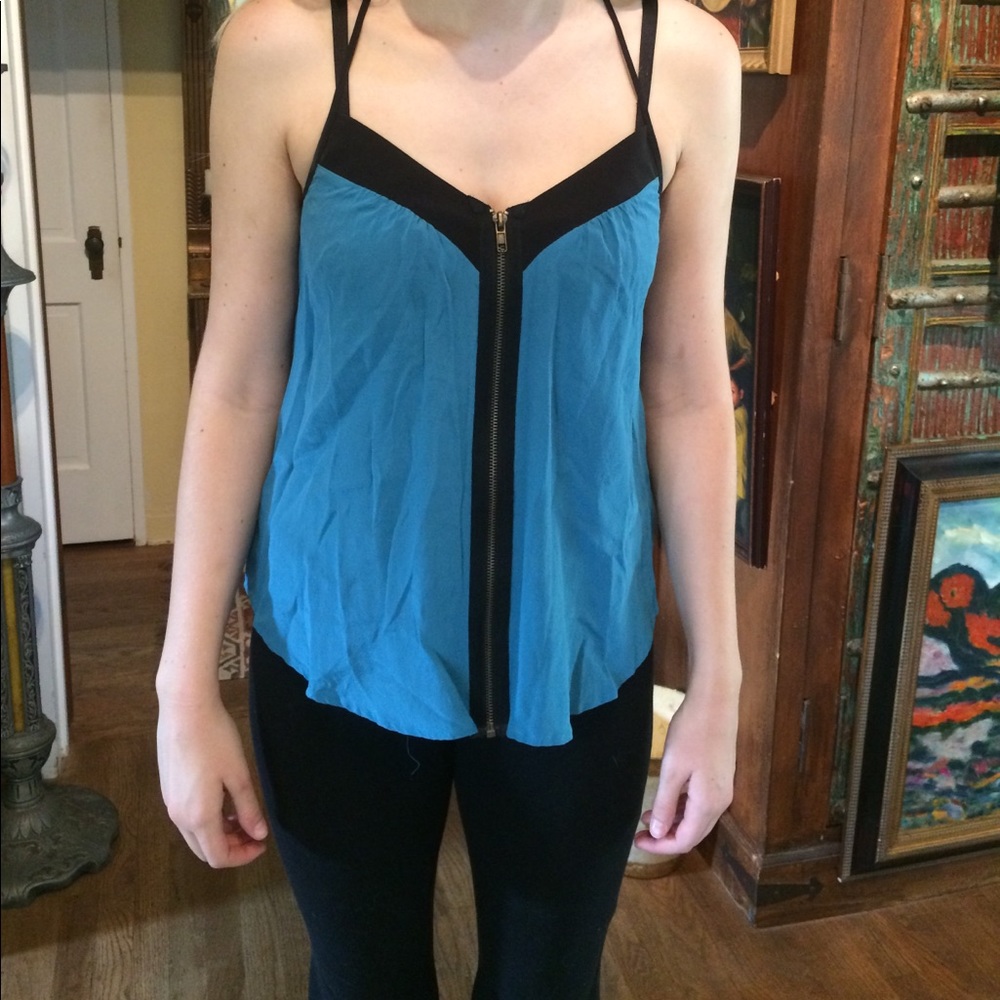 Going out tank-100% silk
