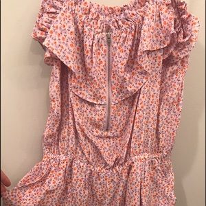 Pastel floral J. Crew Romper
