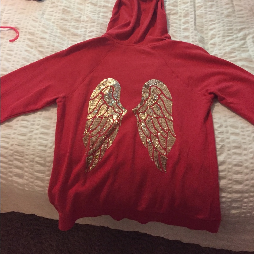 Lg Victoria's Secret angel zip up hoodie