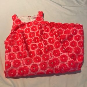 Lilly Pearl Shift Dress in Fiesta Pink